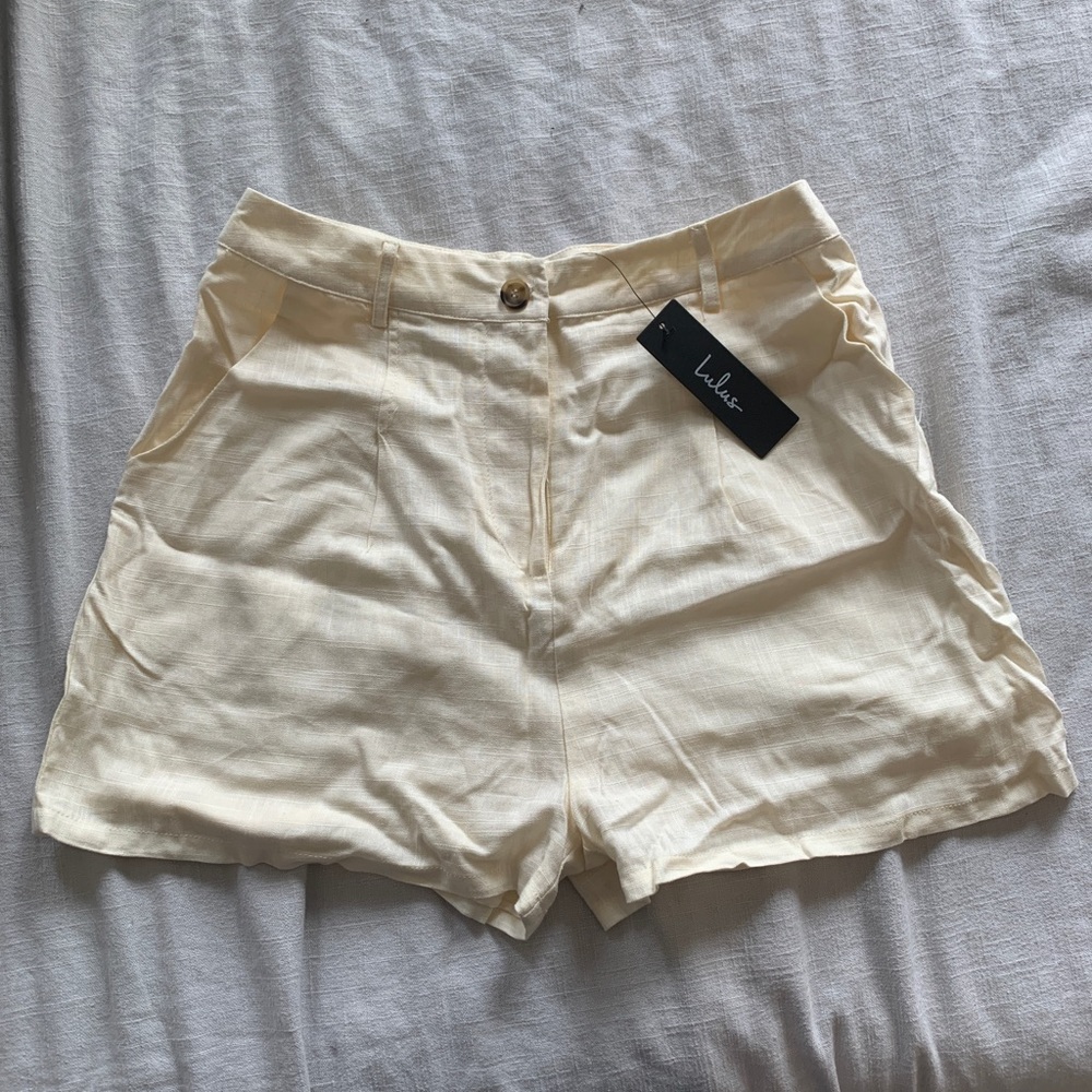 Lulus Linen Look Summer Shorts